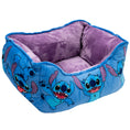 Load image into Gallery viewer, Cuddler Pet Bed - Stitch Poses Blue