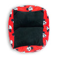 Load image into Gallery viewer, Cuddler Pet Bed - Mickey Mouse Expressions Scattered Red