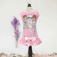 Load image into Gallery viewer, Hello Doggie BFF Dog Satin Handmade Dress