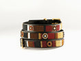 Load image into Gallery viewer, Wide-width TKC Topi Belt by Southlake Paws featuring a decorative beaded design and a brass buckle.