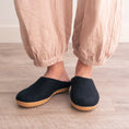 Load image into Gallery viewer, Night Black | Luxury Organic Merino Wool Slippers