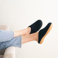 Load image into Gallery viewer, Night Black | Luxury Organic Merino Wool Slippers