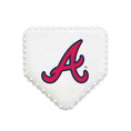Load image into Gallery viewer, Atlanta Braves Hard Nylon Homeplate Chew Toy