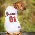 Load image into Gallery viewer, Atlanta Braves MLB Dog Jersey - Official Baseball Pet Fan Apparel