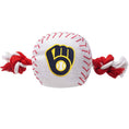 Load image into Gallery viewer, Milwaukee Brewers Nylon Baseball Rope Toy