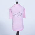 Load image into Gallery viewer, Hello Doggie Baby Dog Tee Faux Fur Cotton Handmade Tees