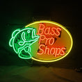 Load image into Gallery viewer, Bass Pro Shops Fish Neon Signs