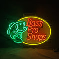 Load image into Gallery viewer, Bass Pro Shops Fish Neon Signs