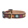 Load image into Gallery viewer, Up Country Bella Floral Cast Brass Dog Collar