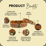 Boho Chic Sambboho dog collar