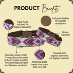 Paris Sambboho dog collar (with center D-ring)