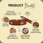 Red Vogue Sambboho dog collar