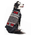Load image into Gallery viewer, Black Nordic Snowflake Dog Sweater