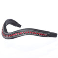 Load image into Gallery viewer, ExionPro Elegant Deep Curved Soft Padded Siam Crystal Decorated Browband