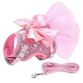 Load image into Gallery viewer, Bling Dog Harness Dress & Leash Set