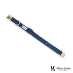 Fabric Dog Collar - Blue