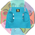 Load image into Gallery viewer, EcoBark Step In Dog Harness - XXXS to Small Breeds- Reflective Soft Mesh Harness for Teacup, Small Dogs and Puppies / Sky Blue
