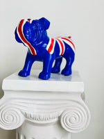 British Flag Design Bulldog Statue