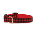 Load image into Gallery viewer, Up Country Buffalo Check Cast Brass Dog Collar