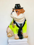 Load image into Gallery viewer, Bulldog with luxury Hat Statue