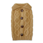 Button Cable Sweater