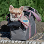 Ivory pure wool dog blanket with braided knit design