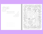More Good Vibes Coloring Book Customized