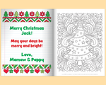 Notebook Doodles Christmas Customized