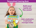 Load image into Gallery viewer, Bunnies, Ducks, and Baby Animals Coloring Book Customized