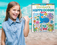 Load image into Gallery viewer, Notebook Doodles Happy Ocean Coloring Book Customized