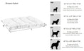 Load image into Gallery viewer, Bowsers Dream Futon Dog Bed in fluffernutter