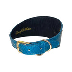 Dark Turquoise Snake with our 3 Custom Swarovski Crystal Rivets