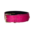 Load image into Gallery viewer, Fuchsia Snake Classic Collar by Allysa Payne Beverly Hills