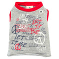 Load image into Gallery viewer, Upcycled Dog Tank - M “LET IT BE”