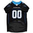 Load image into Gallery viewer, NFL Carolina Panthers Striped Mesh Dog Jersey