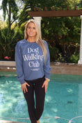 Load image into Gallery viewer, Dog Walking Club | Unisex Sweatshirt | White Font