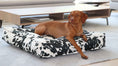 Load image into Gallery viewer, Bowsers Piazza Round Bolster Dog Bed lifestyle view