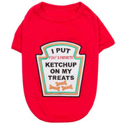 Parisian Pet 'Ketchup Licker' Halloween Dog Costume - Fun Red Outfit for Dogs & Cats