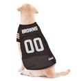 Load image into Gallery viewer, NFL Cleveland Browns Striped Mesh Dog Jersey