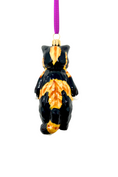 Load image into Gallery viewer, Cleo Calico Cat Glass Ornament