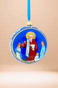 Load image into Gallery viewer, Byzantine Holiday Glass Bauble - Constantine - Southlake Paws