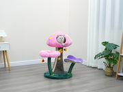 Wonderland Cat Tree with Garden Inspired Condo and Perches