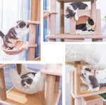 Cat Tower for Indoor Cats Multi-Level Cats Playhouse tree