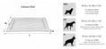 Load image into Gallery viewer, Bowsers Cabana Reversible Indoor-Outdoor Dog Mat size chart