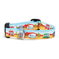 Load image into Gallery viewer, Up Country Camp Out Printed Cast Brass Dog Collar