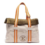 Canvas Bag And Military Green Dog Carrier