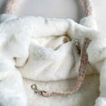 Load image into Gallery viewer, Hello Doggie Chantel Tweed Dog Carrier Ultra - plush Satin Handmade Handmade in the USA Carriers