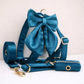 Load image into Gallery viewer, Blue Green Satin Set