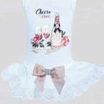 Load image into Gallery viewer, Cheers Plush Satin Crystal Handmade Dog Dress
