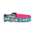 Load image into Gallery viewer, Up Country Cherry Blossoms Cast Brass Dog Collar